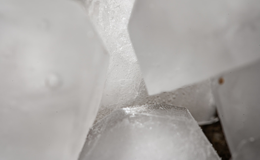 Macro shot of Ice texture
