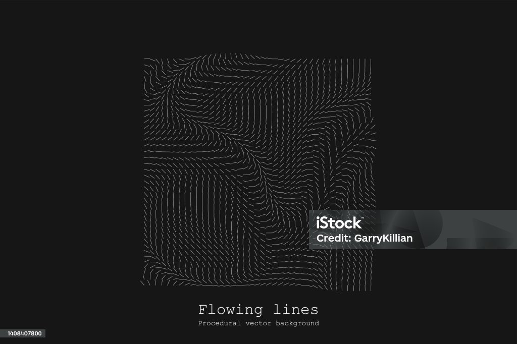 Line Pattern Dynamic Abstract Line Matrix Pattern Noise Flow Dynamic Stock Illustration ...