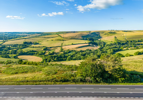 A35 Road Through Dorset Hills