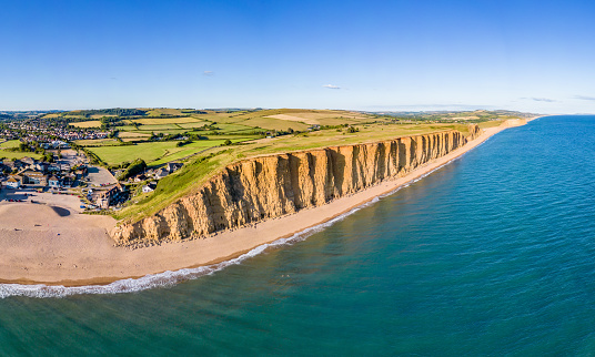 The unique West Bay Cliffs on the Jurassic Coast