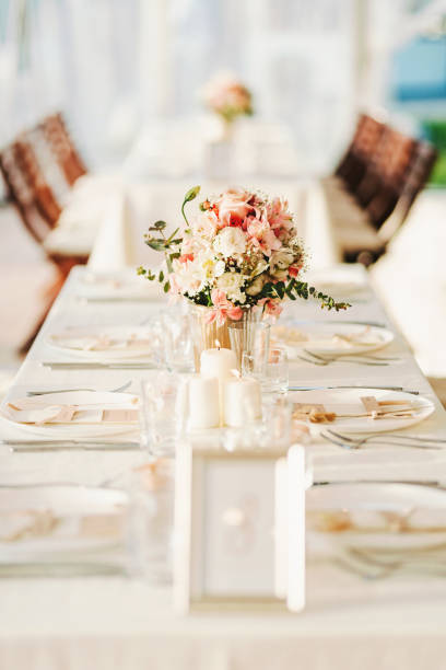 istock Fresh flowers wedding decoration 1408418119