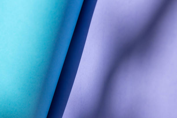 istock Abstract multicolored geometric paper background. Violet, blue color 1408427333