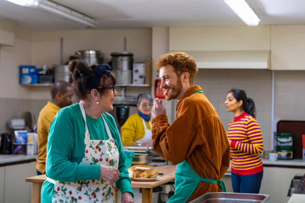 Volunteering in a Soup Kitchen