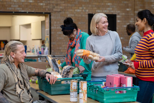 istock Unpacking at a Food Drive 1408431317