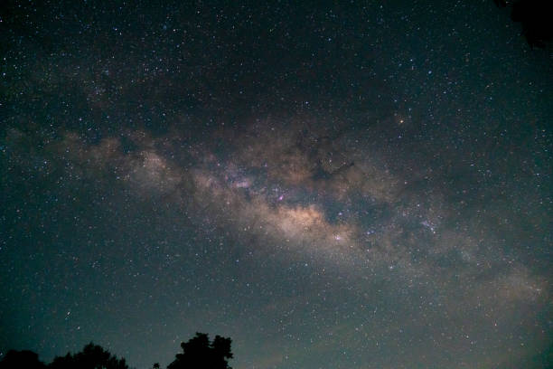 istock Milky Way galaxy exploration through outer space towards glowing milky way galaxy 1408434586