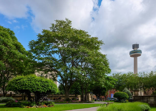 istock Liverpool radio tower and the park 1408435302