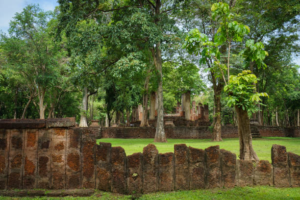 istock Archaeological and Buddhist sites, historical religious sites, Buddha, temples, ceremonial areas, religious attractions, Buddhist churches, antiques, pagodas, nature and dharma. 1408436310