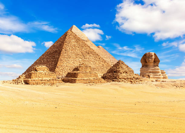 istock The Egypt Pyramid Complex and the Great Sphinx in the Giza necropolis 1408440297