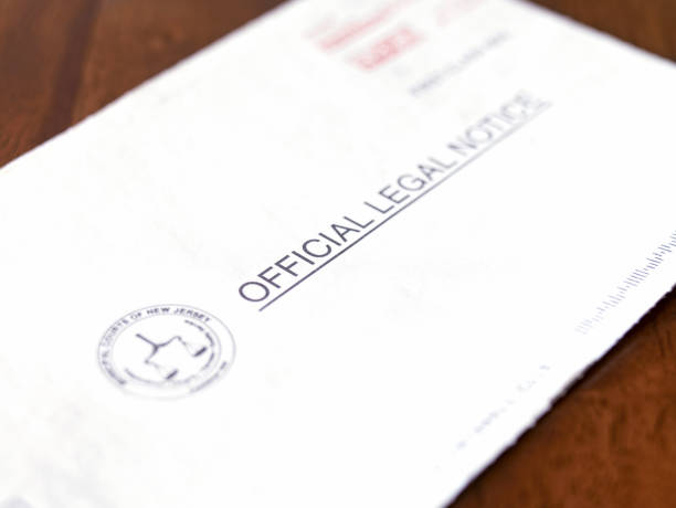 istock Legal notice 1408445439