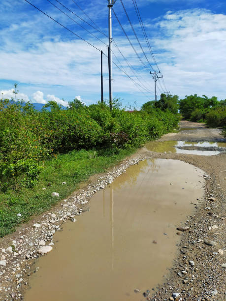 istock damaged roads with holes flooded 1408445723