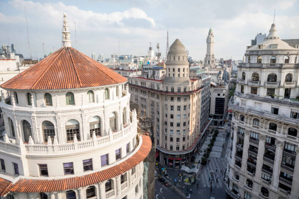istock Domes of downtown Buenos Aires 1408450236
