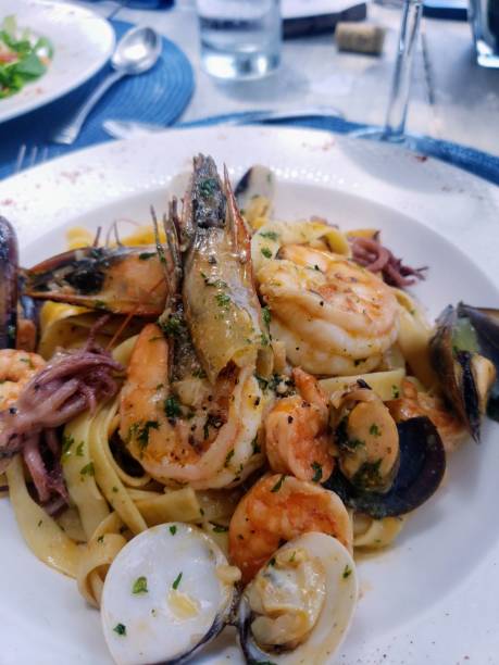 istock Sea food Pasta. 1408454244