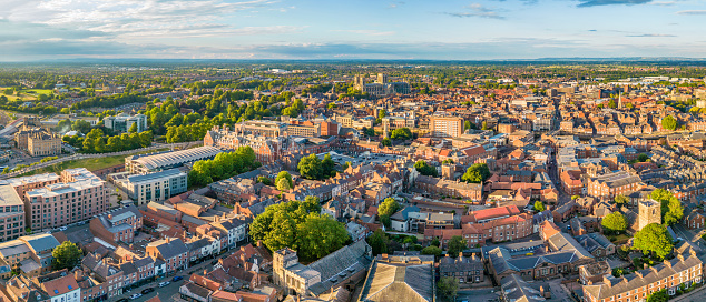 City and Residential Around York Minster Cathedral