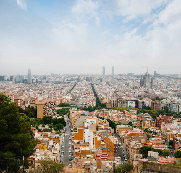 istock General view of Barcelona Spain from above 1408464499