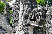 Naga statue at Pura Lempuyang temple in Bali, Indonesia
