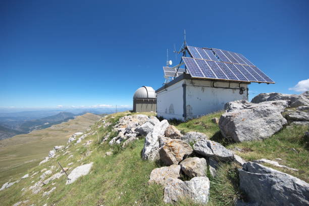 istock Solar panels and observatory of Mont-Chiran (1905m); Verdon 1408476998