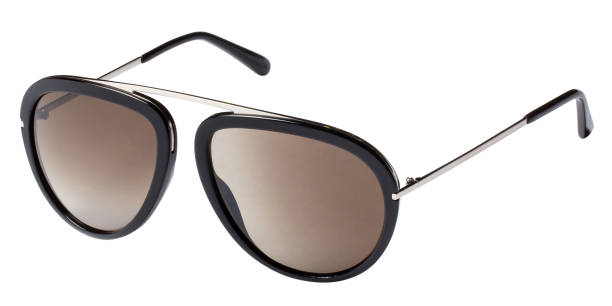 istock Stylish fashion sunglasses on white 1408477645