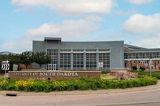 View of the campus at the University of South Dakota Sioux Falls.