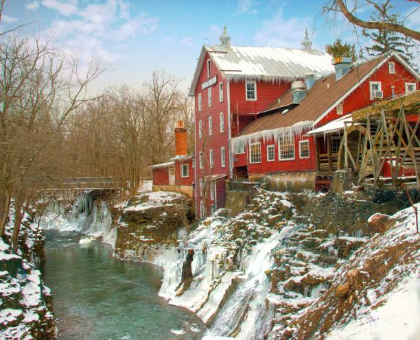 Clifton Grist Mill-Built 1802-Clifton Ohio