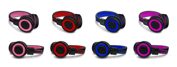 istock Headphones for listen music, dj audio headset 1408502873
