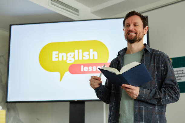 istock Male English Teacher in Class 1408507399