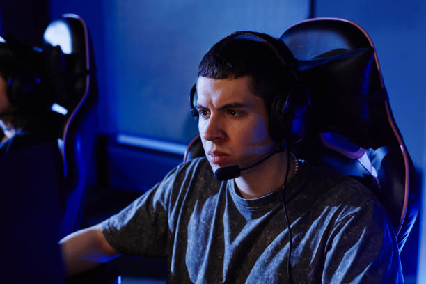 istock Gamer in eSports Tournament 1408511347