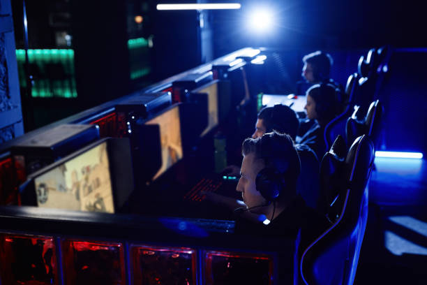 istock Gamers in Cyber Sport Club 1408511369