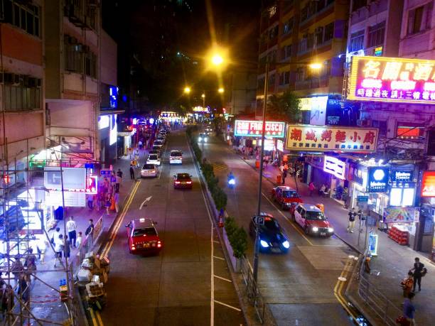 istock Hong Kong City Life by Night 1408528072