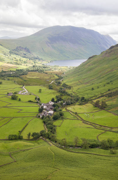 Wasdale Valley. stock photo