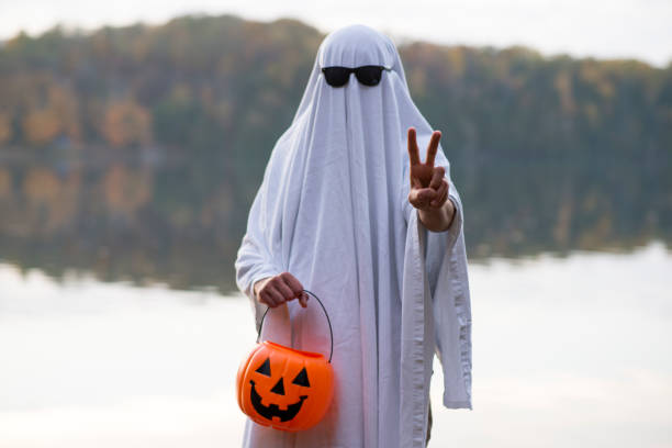 Halloween Ghost stock photo