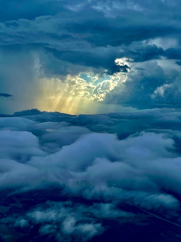 Photo taken from airplane after departing Orlando, FL.