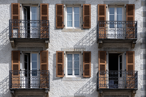 Typical limestone window in Malta