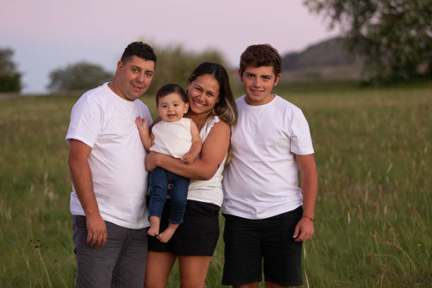 istock Latin american family at sunset 1408542722