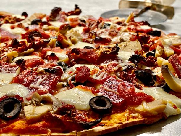 istock Homemade Gourmet Pizza 1408545867
