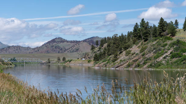 The Missouri River in Wolf Creek, Montana.