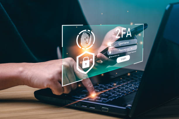 istock 2FA authentication concept (two-factor authentication). The user confirms that he is the real user. Security of user access to personal information and Encryption.(TOTP), (HOTP) businessman login 1408553334