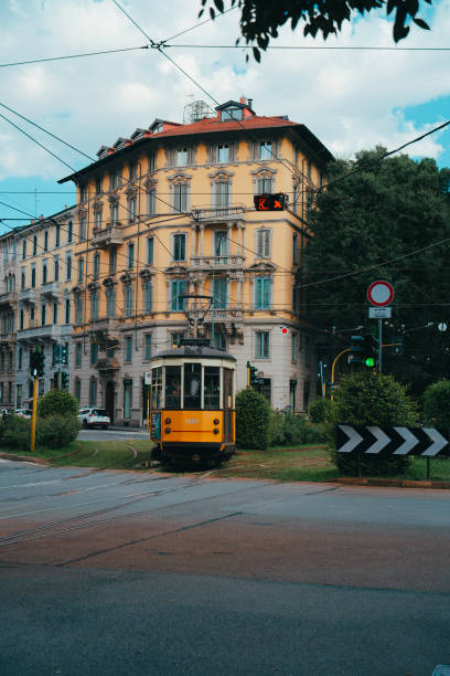 istock Yellow Tram in Milan 1408567627