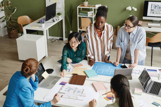 istock Women working with new construction startup 1408568281