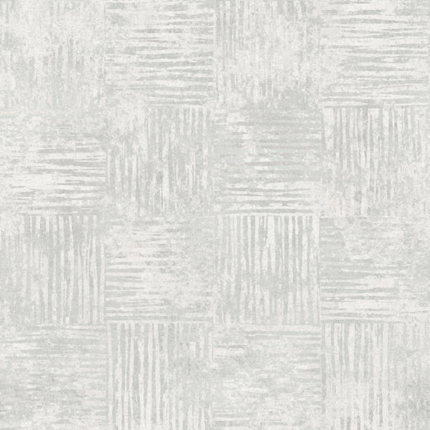 istock Wall stencil seamless texture, geometric square pattern on grunge background, 3d illustration 1408572856