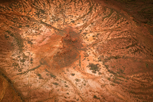 aerial view of that area near Pannawonica