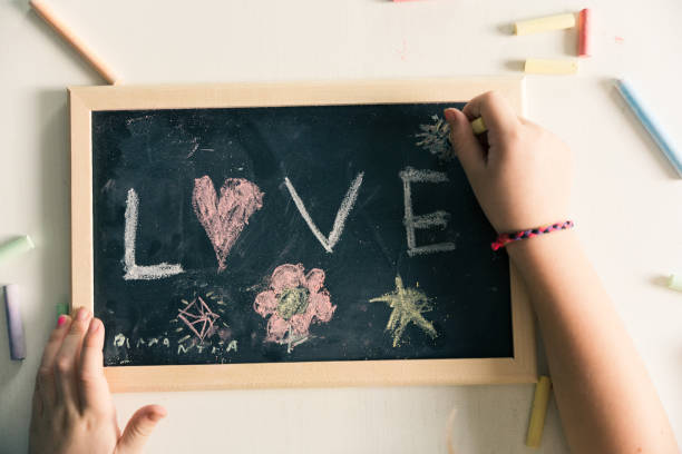 istock View from above of love message on chalkboard 1408579290
