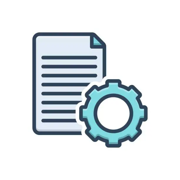 Vector illustration of Indexes table of contents