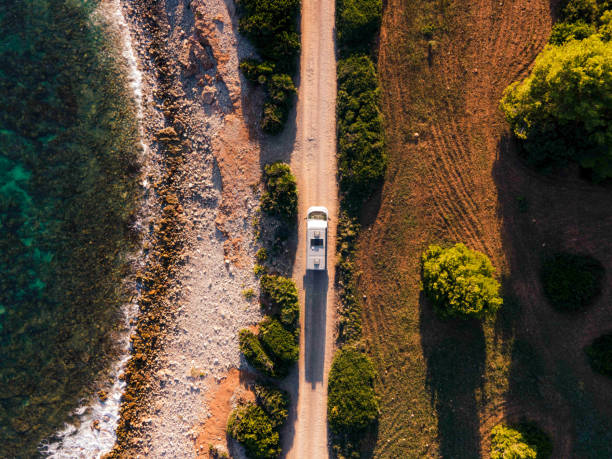 istock Drone view from above: Spain road trip 1408596340