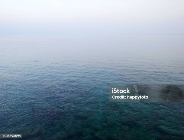 Calm Sea Stock Photo - Download Image Now - Abstract, Backgrounds, Blue