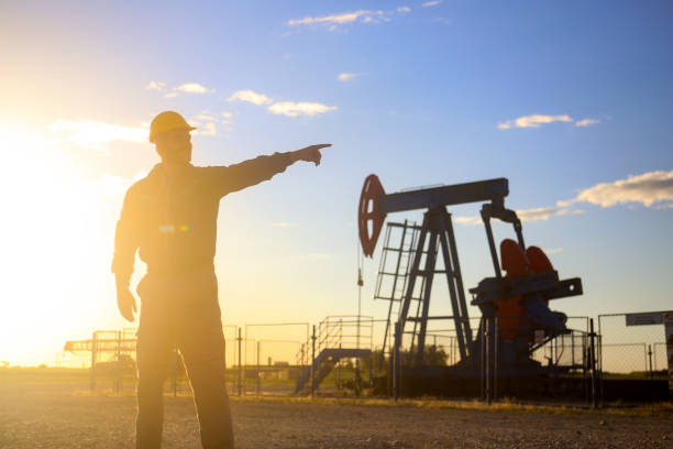 Oil industry stock photo