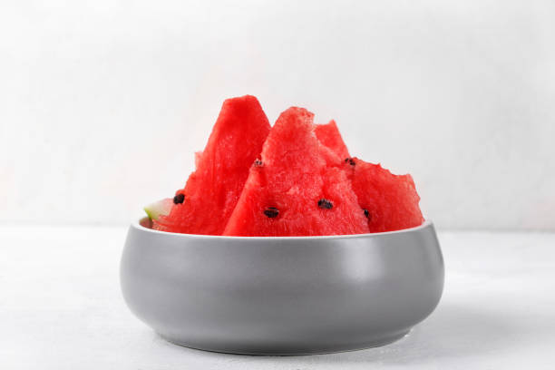 istock Watermelon slices in the bowl 1408611791