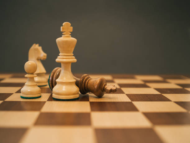 istock Chess pieces with copy space. Leadership and strategy concept 1408626966
