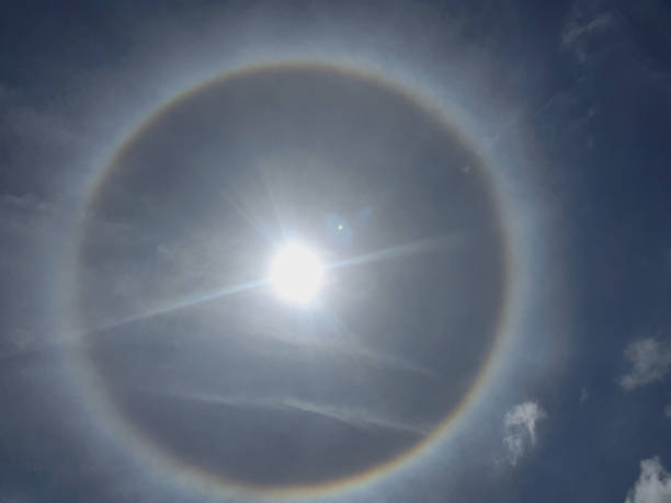 istock Natural phenomenon Sun halo in the sky 1408637268