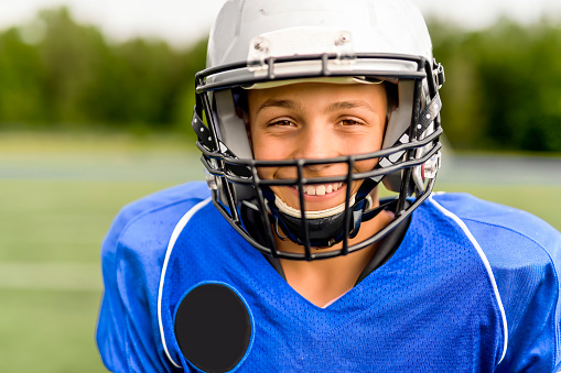 A Nice Portrait of a American Football Player