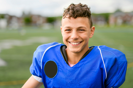 A Nice Portrait of a American Football Player